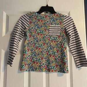 Mini Boden Size 8-9Y Hopscotch Long Sleeve Shirt